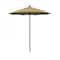 California Umbrella 7.5' Black Aluminum Market Patio Umbrella, Olefin Champagne 194061334782 - alternate 1